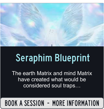 Seraphim Blueprint The earth Matrix and mind Matrix have created what would be considered soul traps SIGN UP  -  MORE INFORMATION BOOK A SESSION  -  MORE INFORMATION